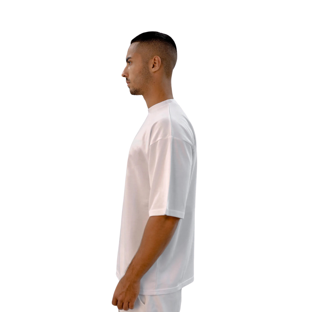 PALESTINE LOGO T-SHIRT IN WEIß